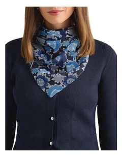 Annabelle Modal Scarf in Navy Multi