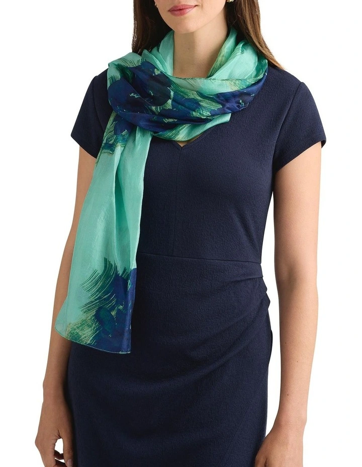 Cara Silk Scarf in Multi image 1