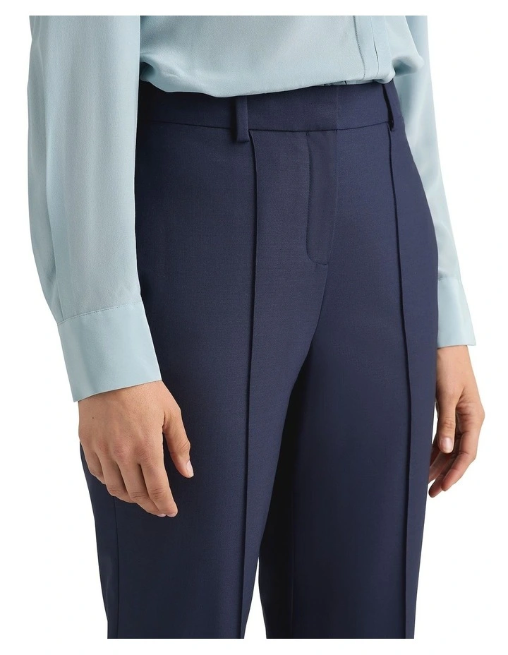Hugo Wide Leg Pant in Navy image 2