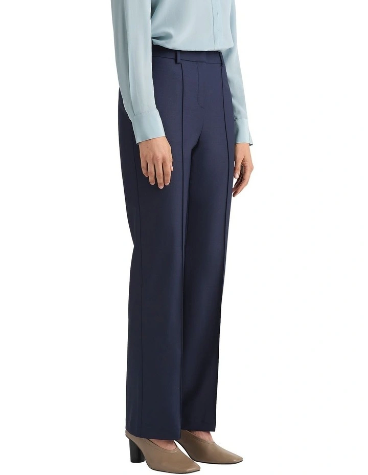 Hugo Wide Leg Pant in Navy image 3
