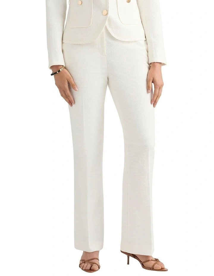 Mabon Textured Pant in Ivory image 2