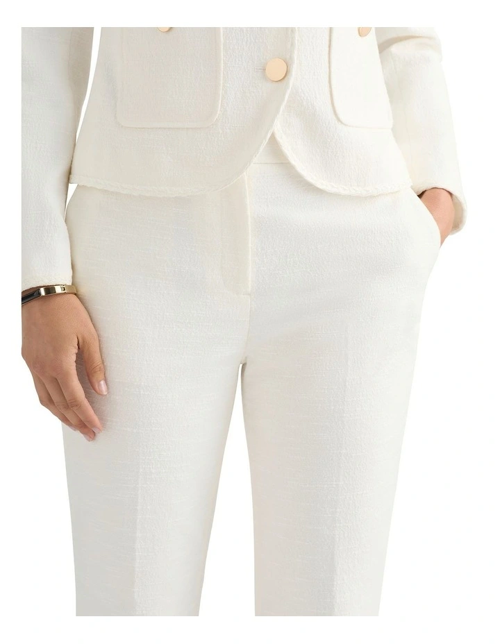 Mabon Textured Pant in Ivory image 3