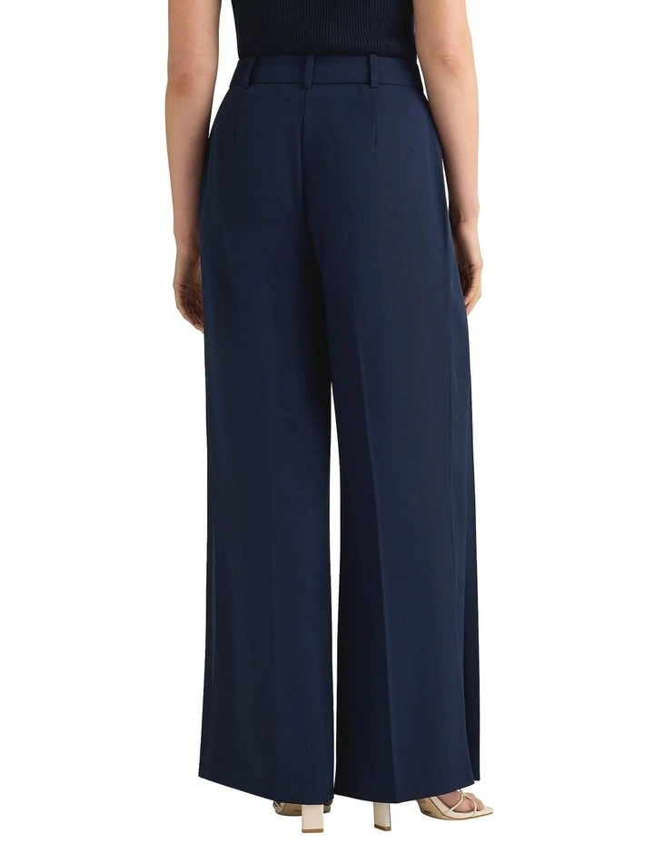 Florence Wide Leg Pant in Navy image 4