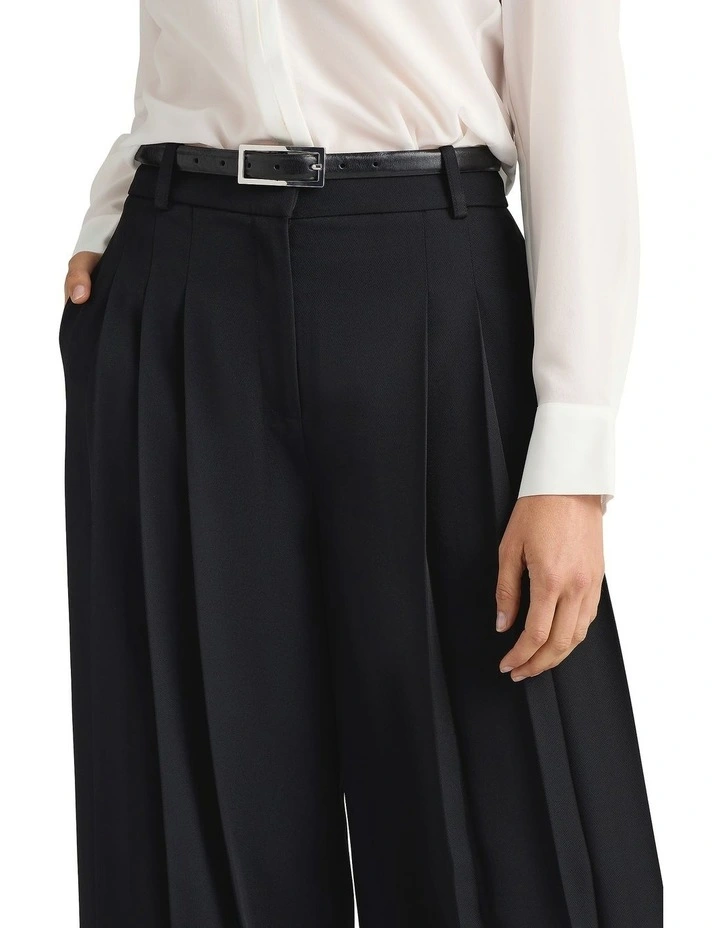 Florence Wide Leg Pant in Black image 3