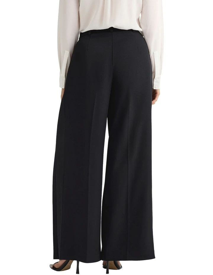 Florence Wide Leg Pant in Black image 4