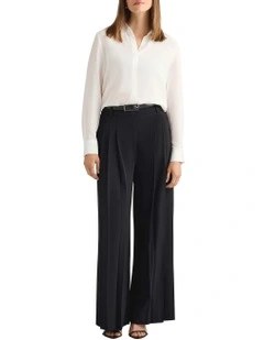 Zephyr Silk Shirt in Ivory