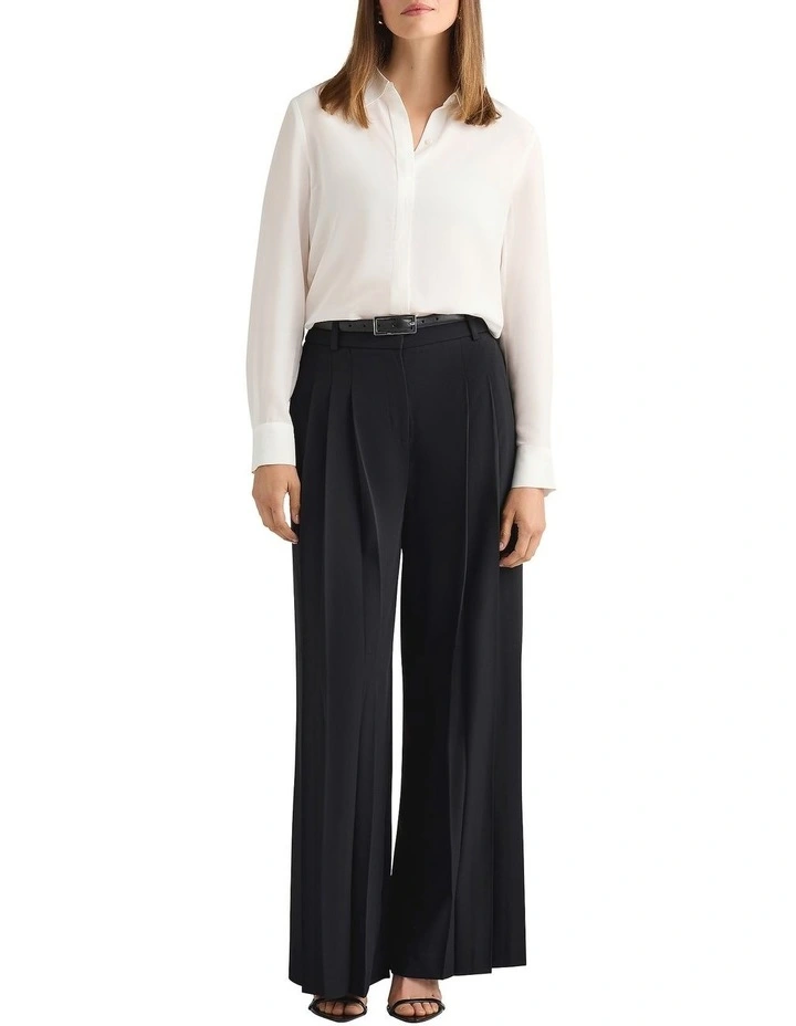 Zephyr Silk Shirt in Ivory image 1