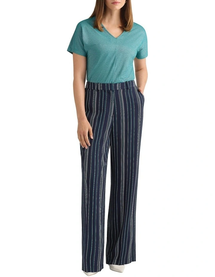 Duffy Sparkle Tee in Teal image 1
