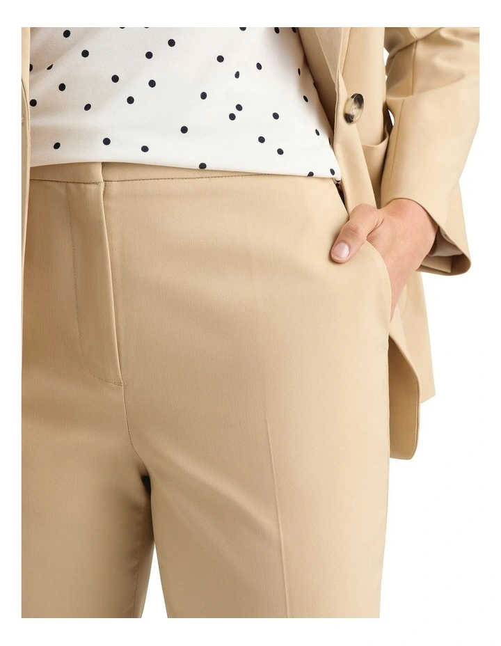 Aniston Cotton Flare Pant in Malt image 3