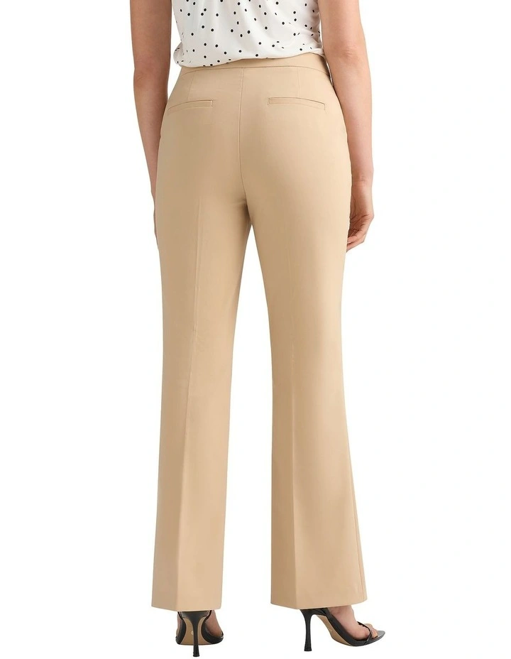 Aniston Cotton Flare Pant in Malt image 4