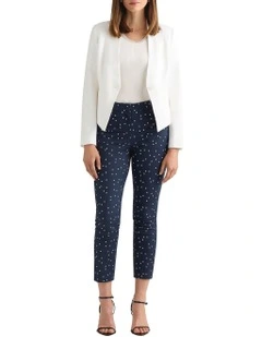 Liliosa Linen Blend Jacket in Ivory