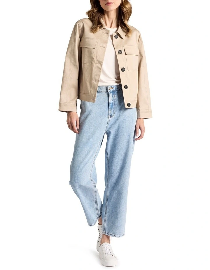 Ames Compact Jacket in Sand image 2