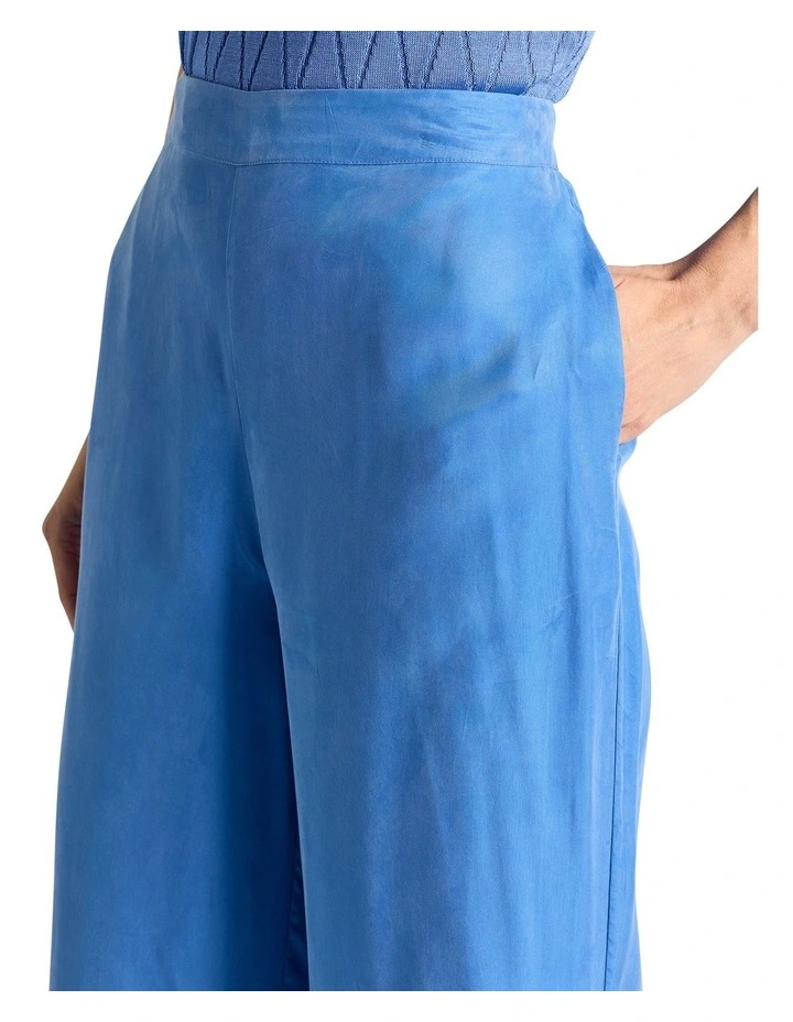 Kairo Wide Leg Pant in Topaz in Blue image 3