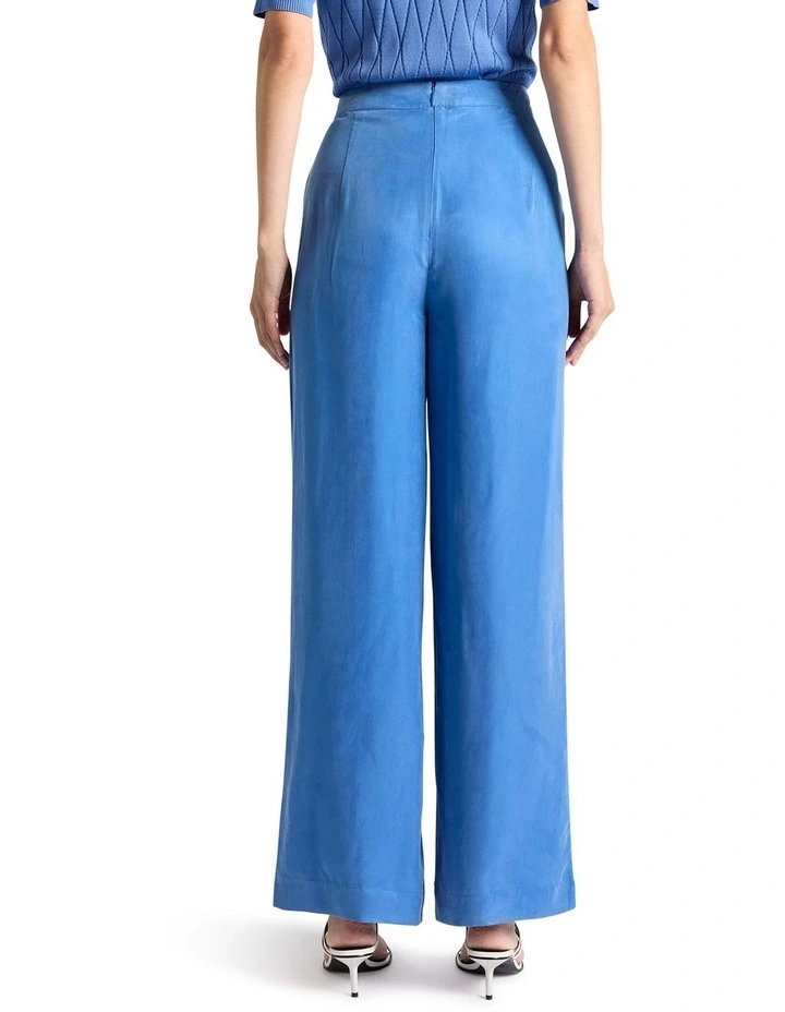 Kairo Wide Leg Pant in Topaz in Blue image 4