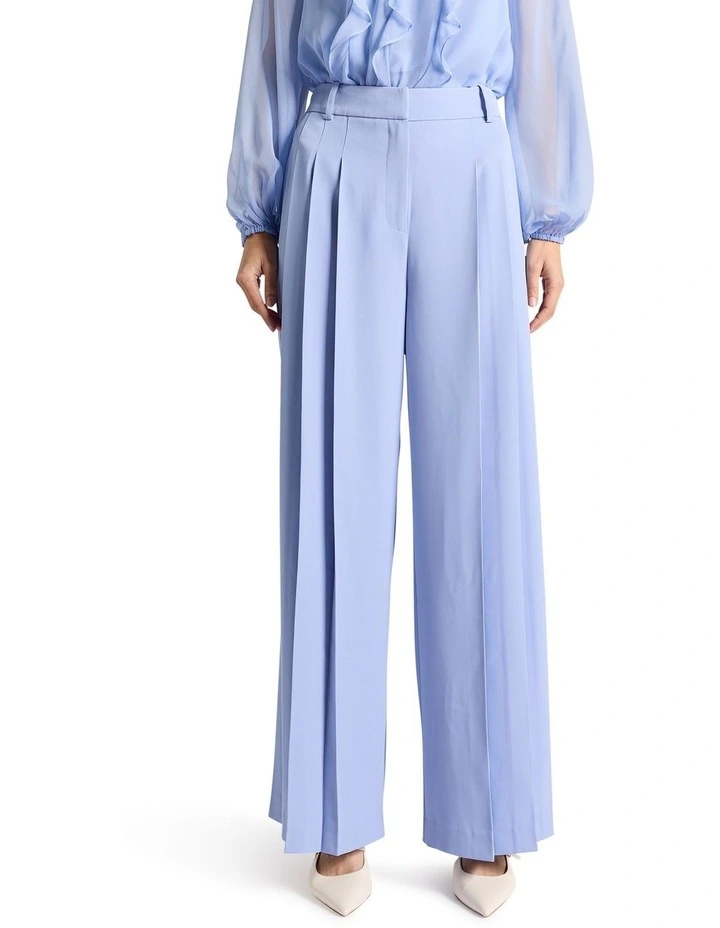 Florence Wide Leg Pant in Cornflower Blue image 2