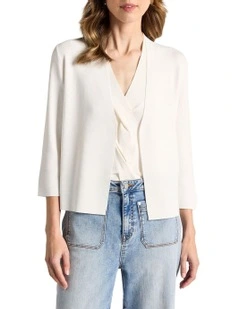 Jaxx Knit Cardigan in Ivory