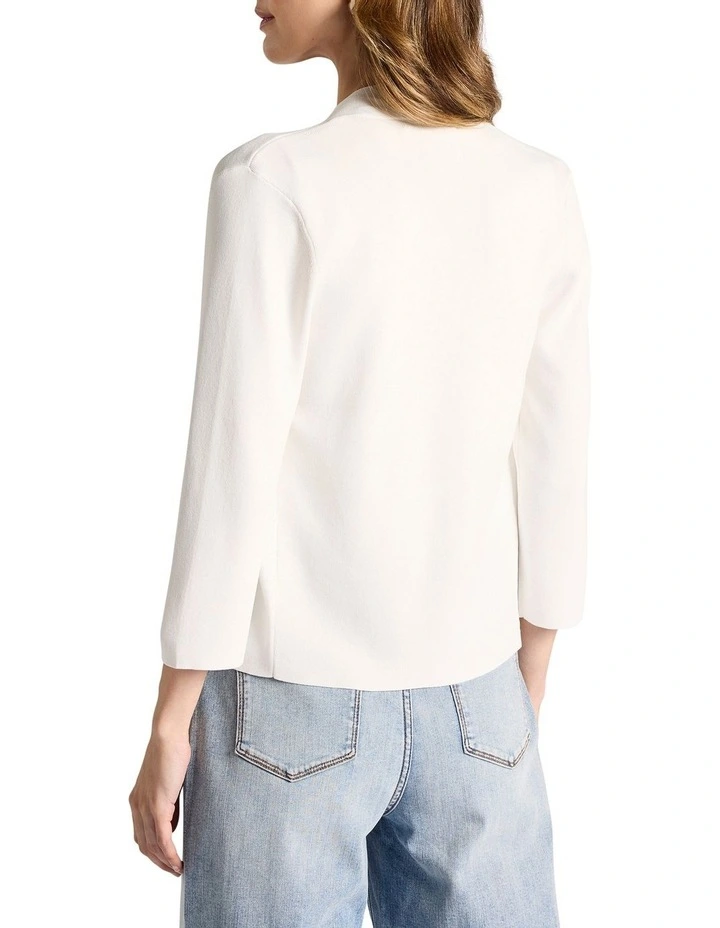Jaxx Knit Cardigan in Ivory image 4