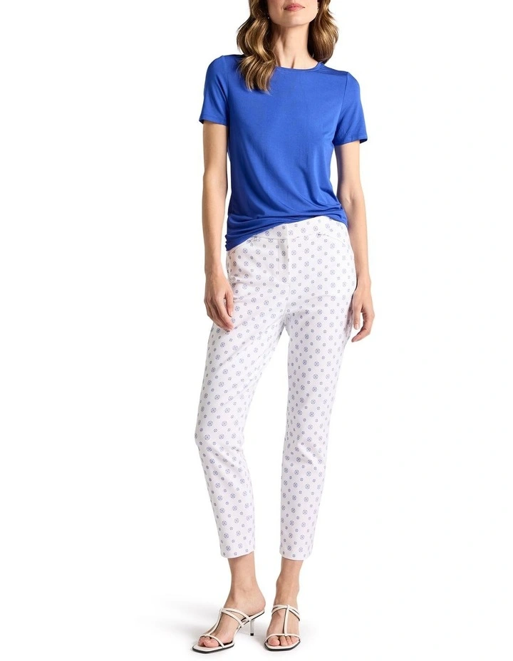 Betsy Bamboo Tee in Cobalt image 2