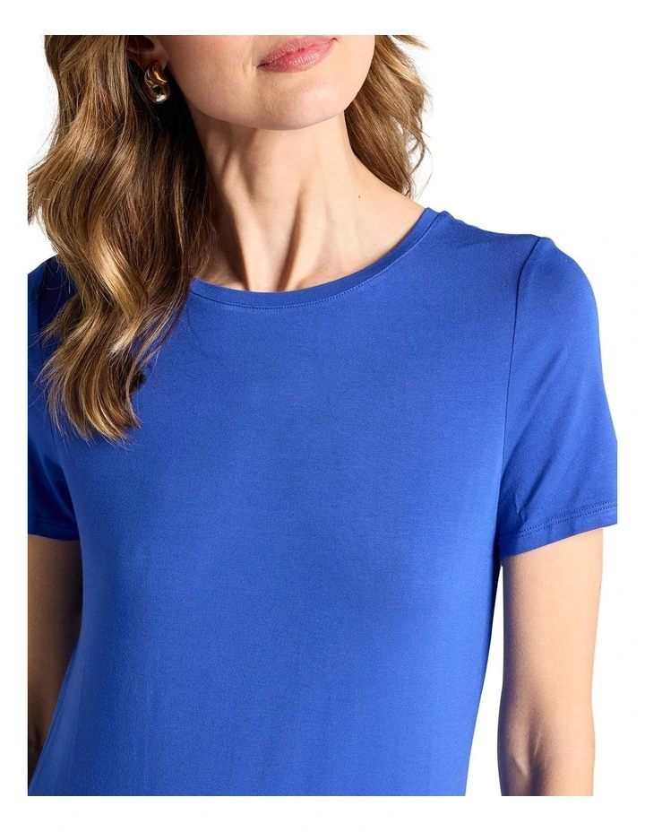 Betsy Bamboo Tee in Cobalt image 3