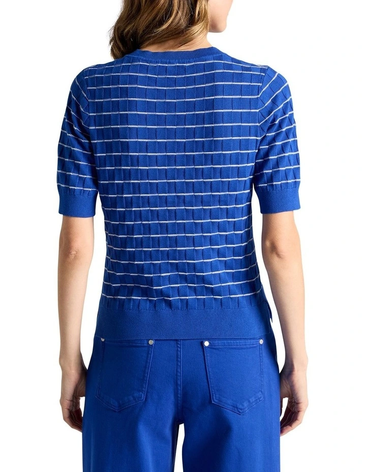 Eliora Cotton Knit in Cobalt image 4