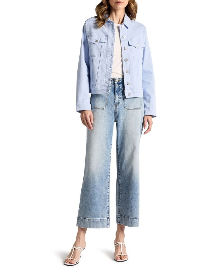 Aspen Denim Jacket in Sky Blue image 2