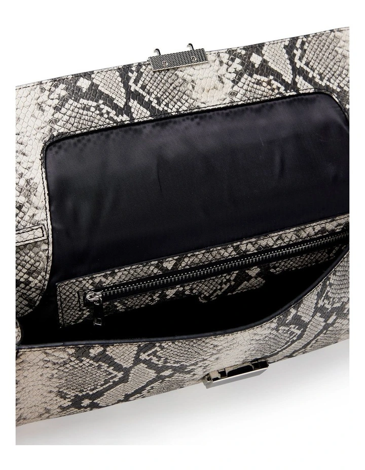 Clovelly Leather Shoulder Bag in Snake image 2