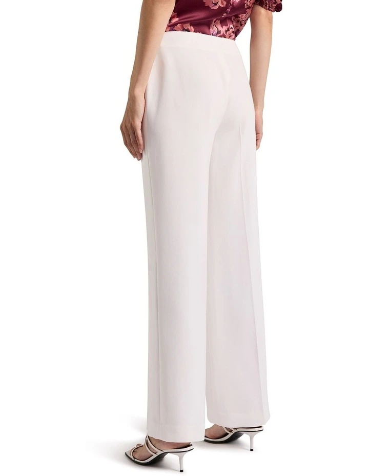 Verna Crepe Pant in Ivory image 4