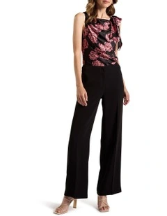 Verna Crepe Pant in Black