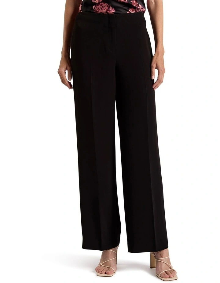 Verna Crepe Pant in Black image 2