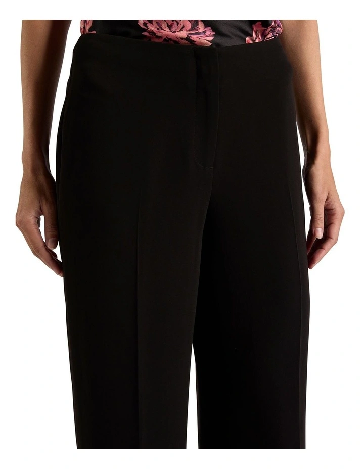 Verna Crepe Pant in Black image 3