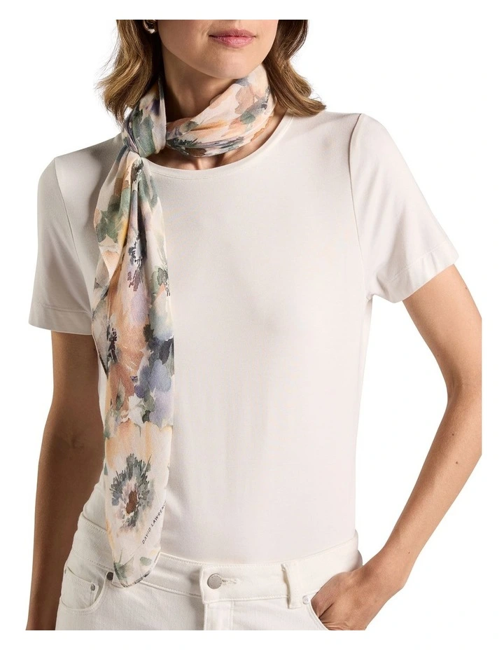 Seattle Modal Scarf in Sage Multi image 1