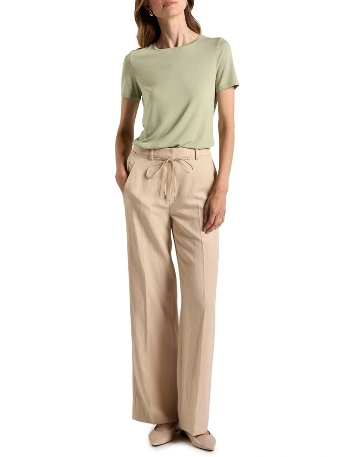 Betsy Bamboo Tee in Sage image 2