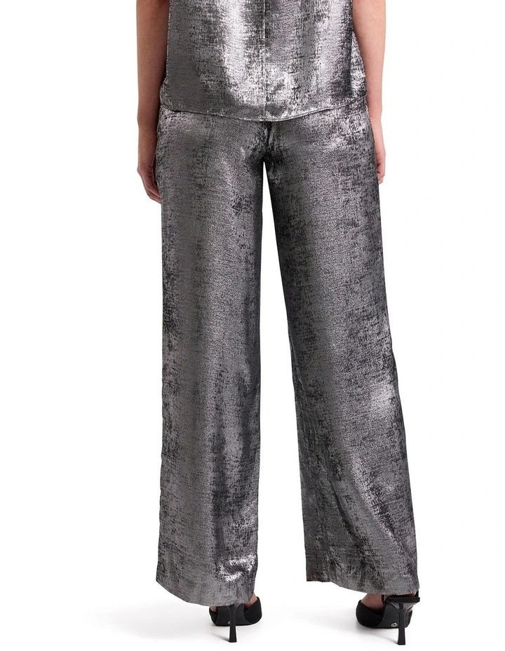 Rumi Metallic Pant in Platinum image 4
