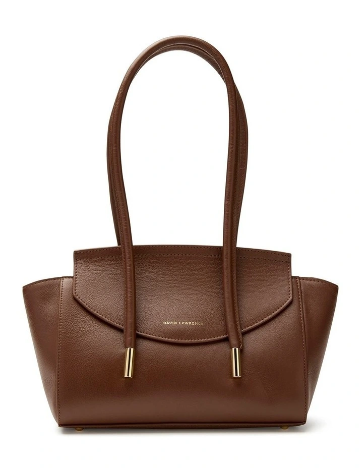 Velda Leather Shoulder Bag in Nutshell image 1