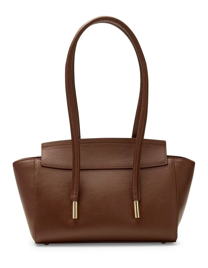 Velda Leather Shoulder Bag in Nutshell image 2