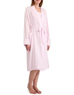 Lison Modal Sleep Robe in Peony Pink