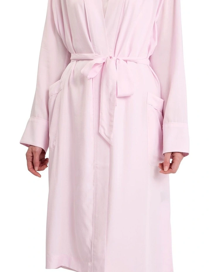Lison Modal Sleep Robe in Peony Pink image 4