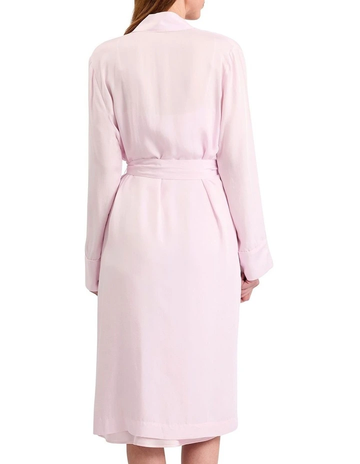 Lison Modal Sleep Robe in Peony Pink image 4
