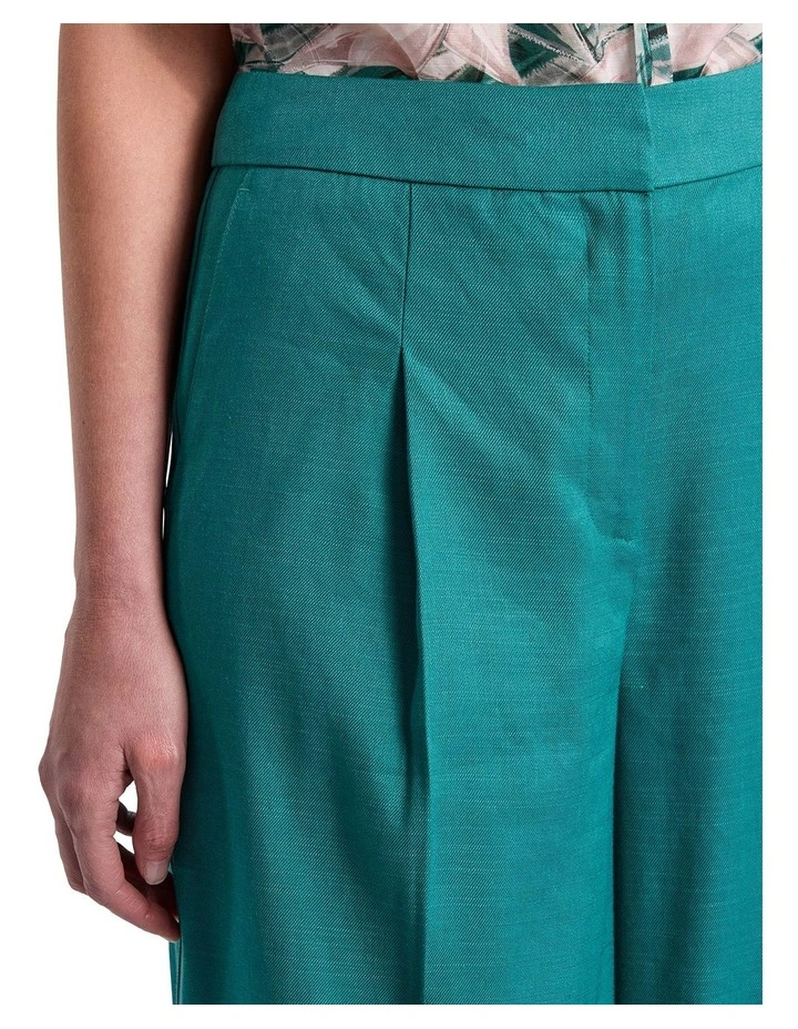 Rae Wide Leg Pant in Teal image 3