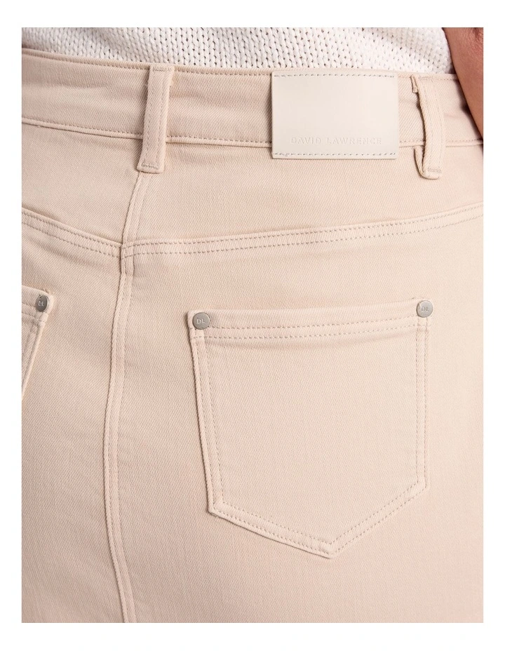 Marnie Denim Skirt in Malt image 4