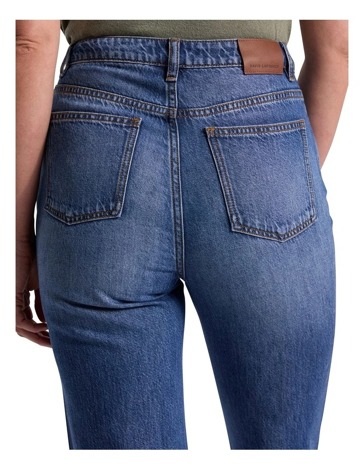 Goldie Crop Jean in Mid Wash image 5