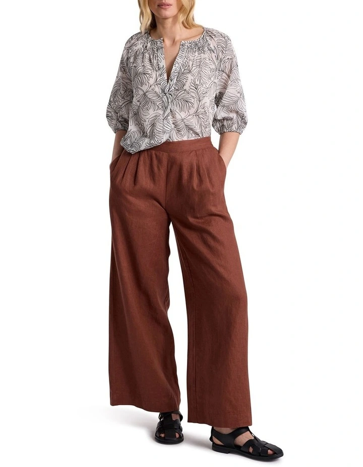 Fern Embroidered Blouse in Ivory Multi image 2