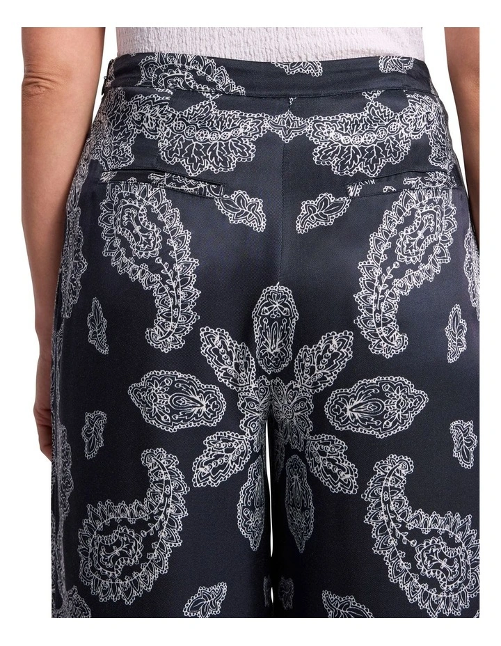 Maisha Wide Leg Pant in Navy Multi image 4