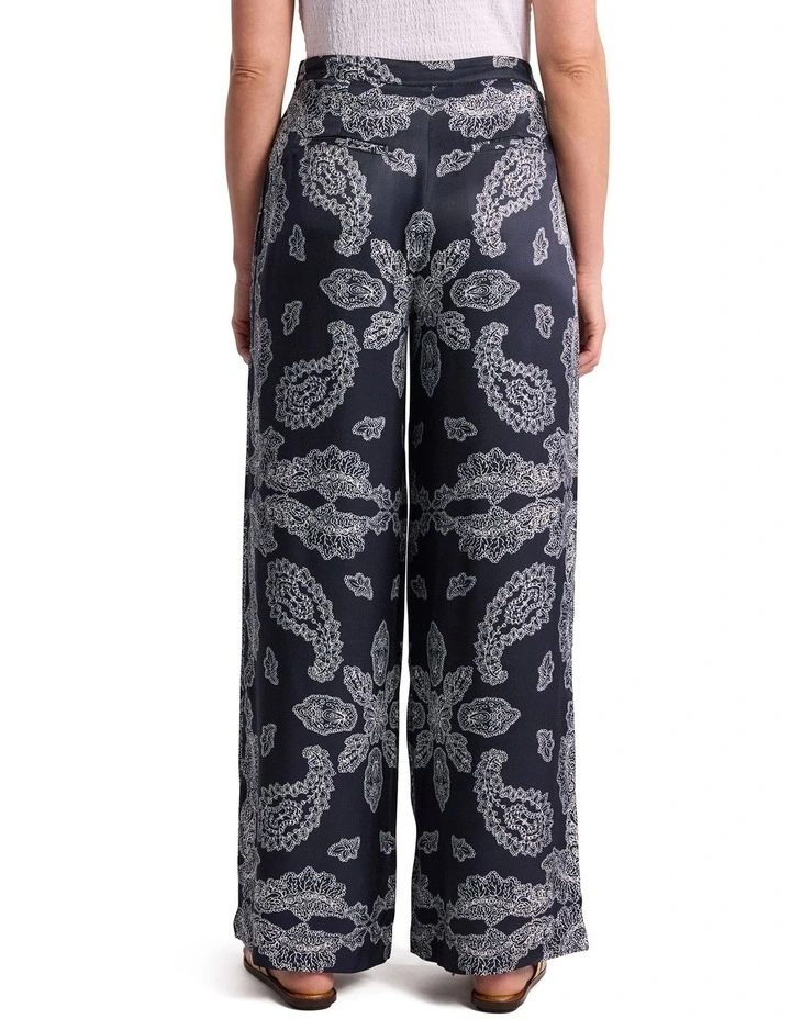 Maisha Wide Leg Pant in Navy Multi image 5