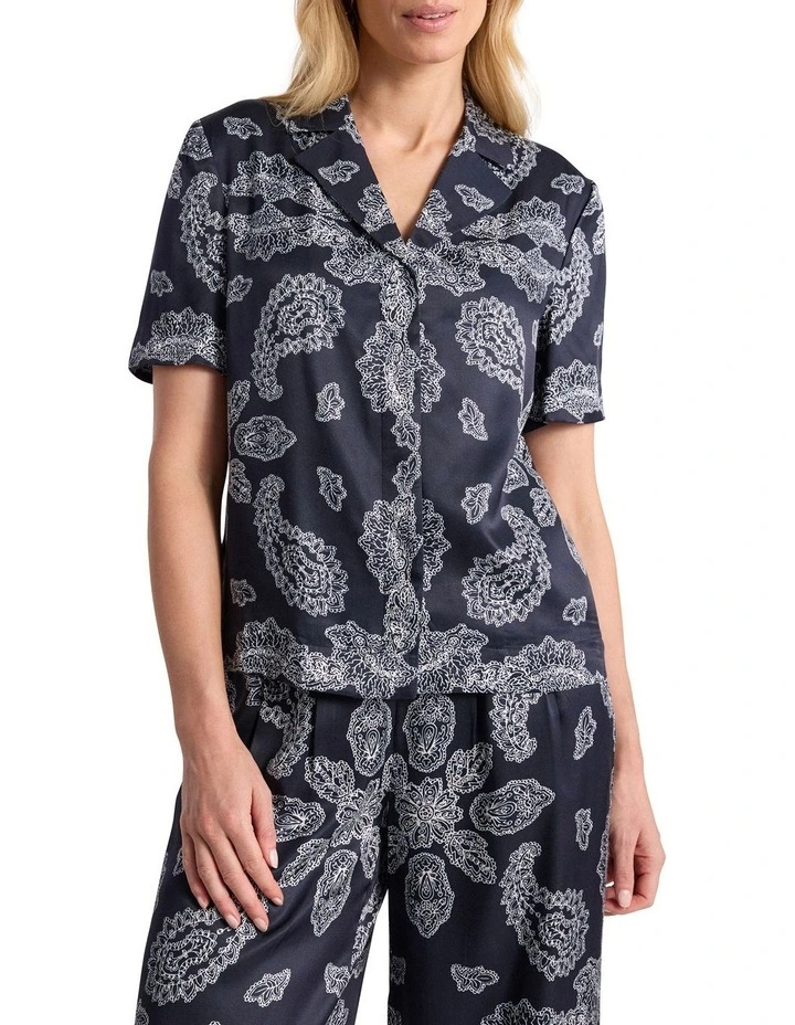 Maisha Viscose Shirt in Navy Multi image 1