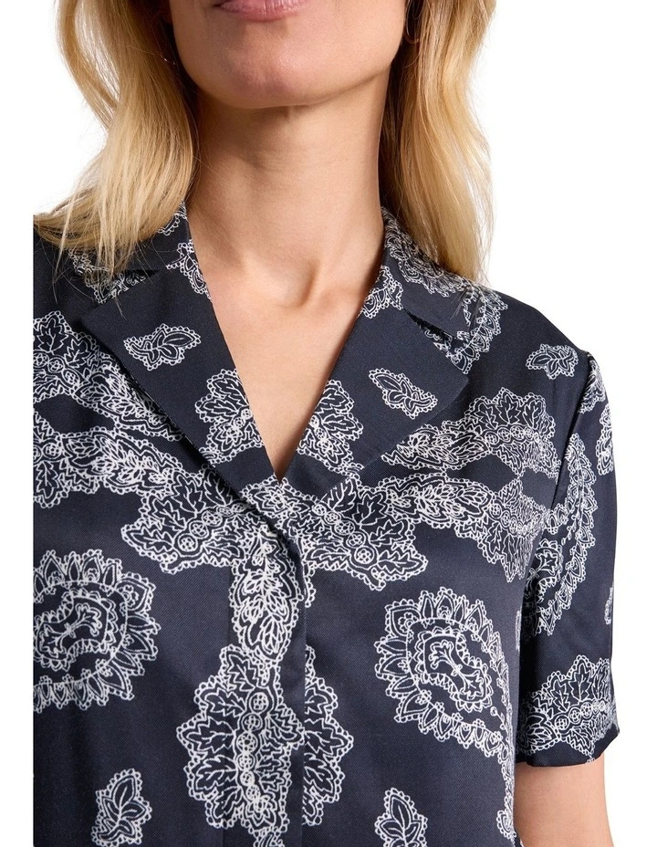 Maisha Viscose Shirt in Navy Multi image 3