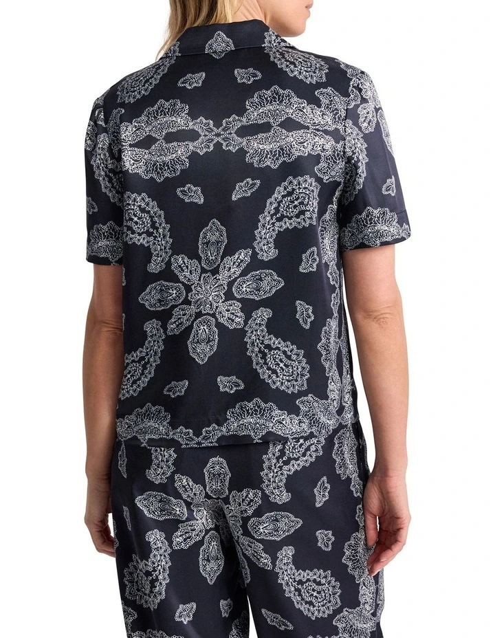 Maisha Viscose Shirt in Navy Multi image 4