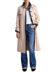 Mickie Slim Leg Jean in Mid Wash