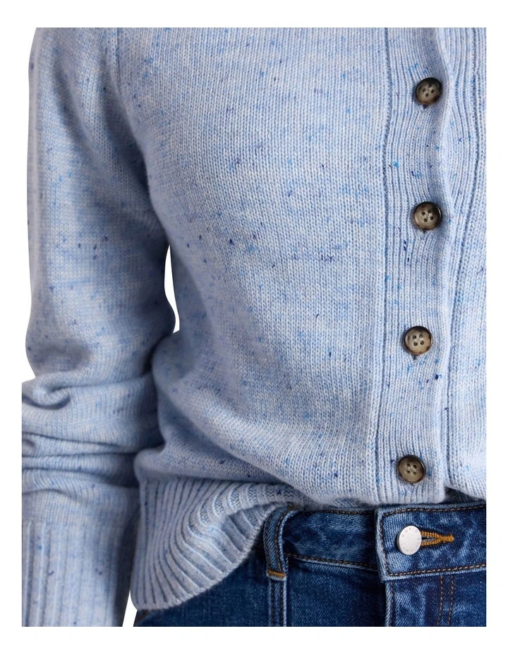 Kala Wool Blend Cardigan in Blue Multi image 2