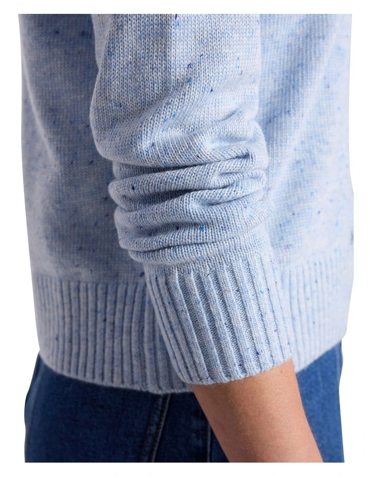 Kala Wool Blend Cardigan in Blue Multi image 3